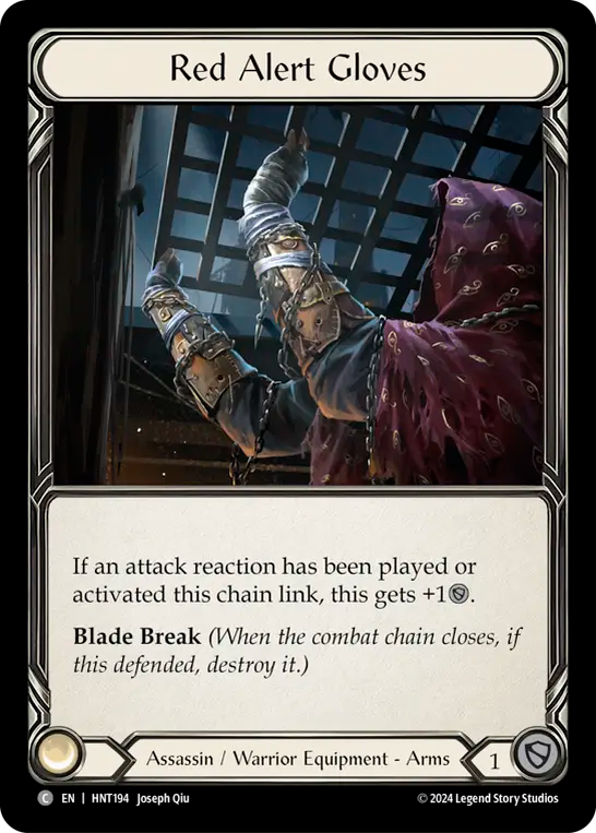 Red Alert Gloves - Non-Foil