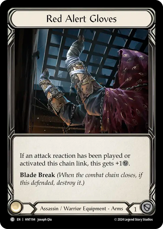 Red Alert Gloves - Foil