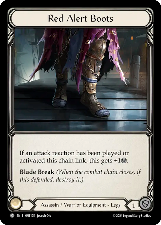 Red Alert Boots - Foil