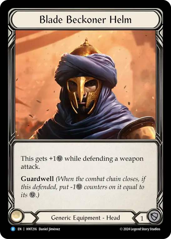 Blade Beckoner Helm - Non-Foil