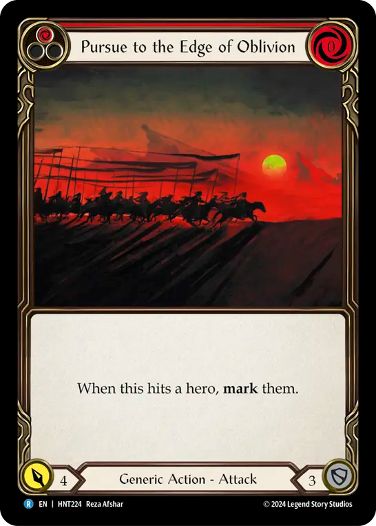 Pursue to the Edge of Oblivion - Foil