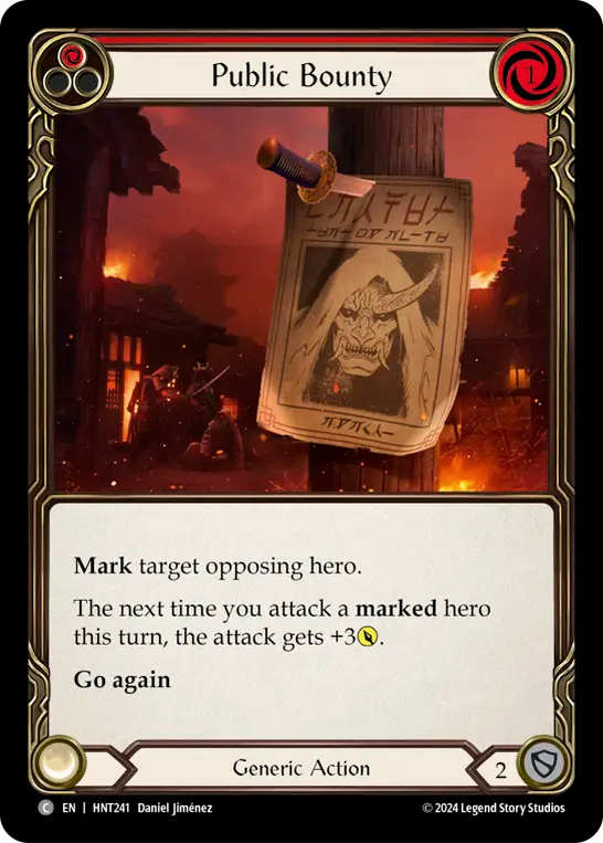 Public Bounty (Red) - Non-Foil