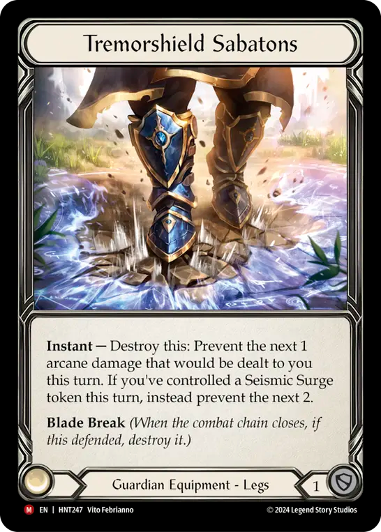 Tremorshield Sabatons - Non-Foil