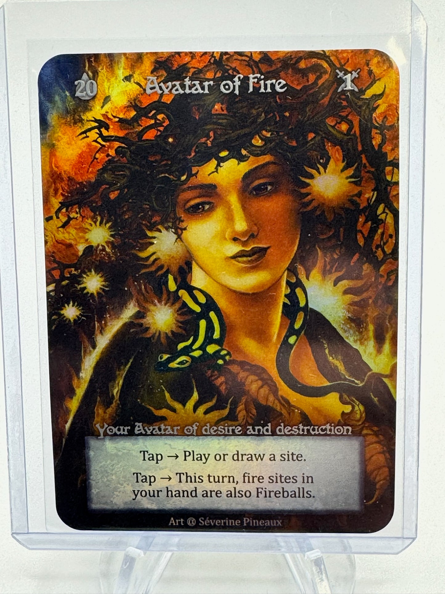 Alpha Foil Avatar of Fire