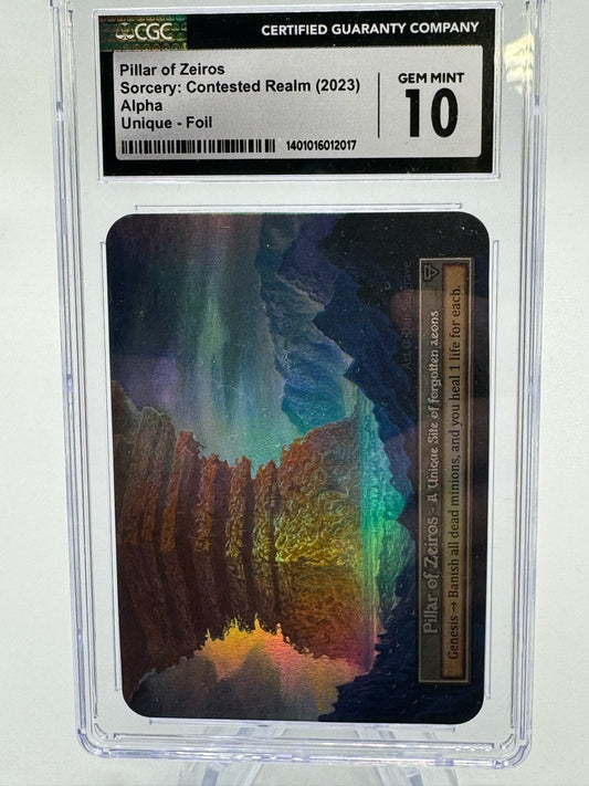 Pillars of Zerios Alpha Foil Graded 10