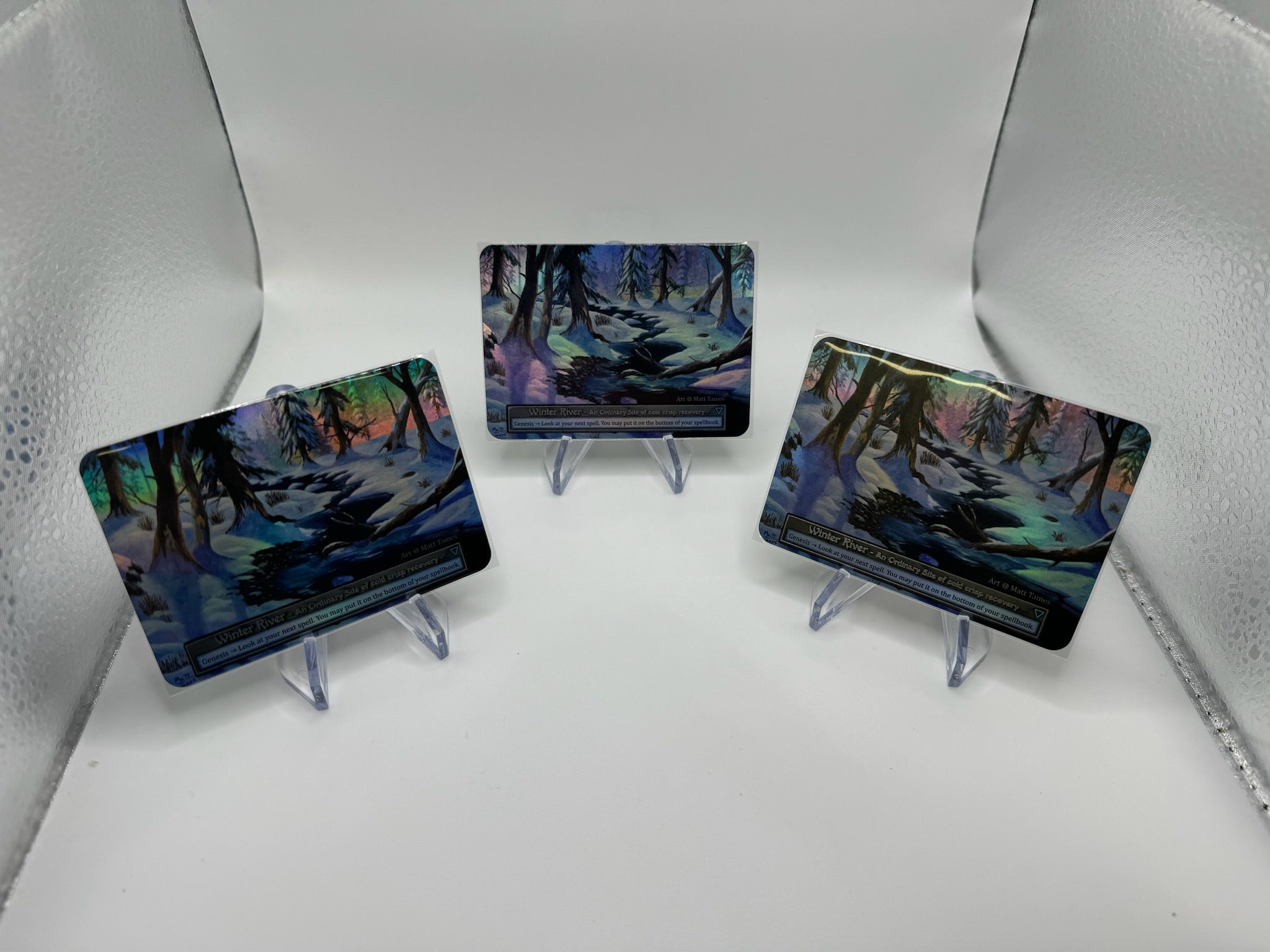 Three Alpha Foil Winter Rivers