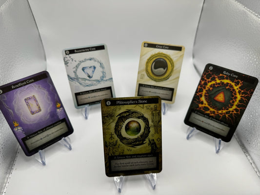 Non-Foil Four First Wave Beta Cores + Stone
