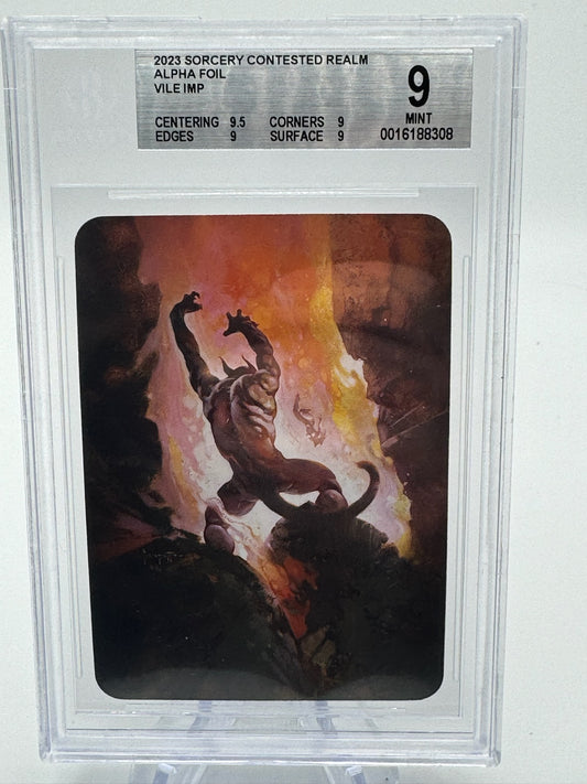 Graded Alpha Foil Vile Imp 9