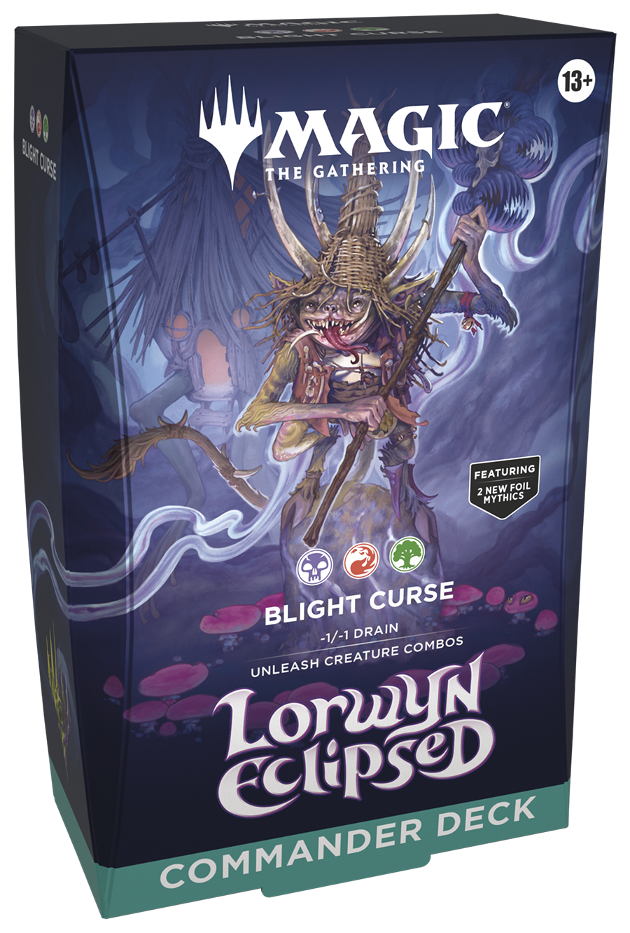 Magic the Gathering: Lorwyn Eclipsed Commander Deck Blight Curse
