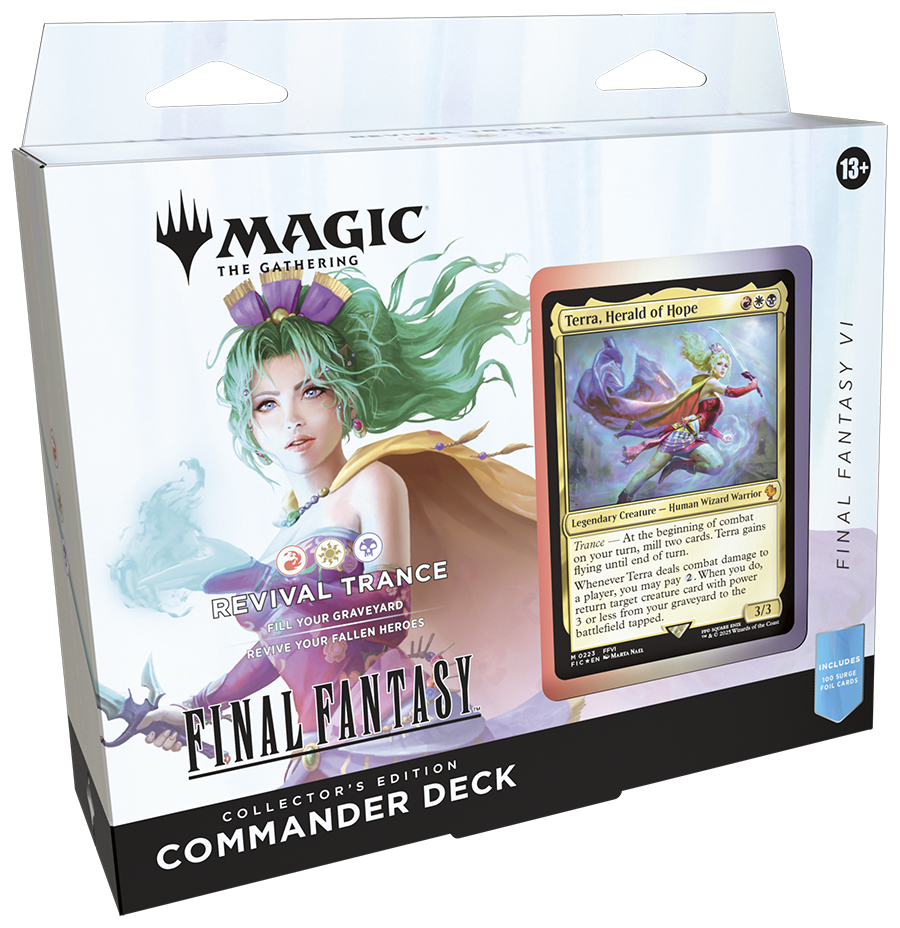 Magic the Gathering Final Fantasy Commander Deck Revival Trance