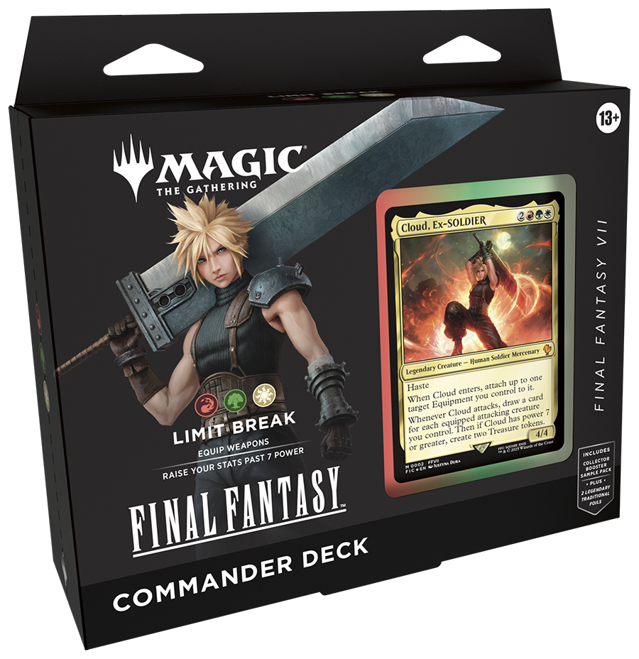 Magic the Gathering Final Fantasy Commander Deck Limit Break