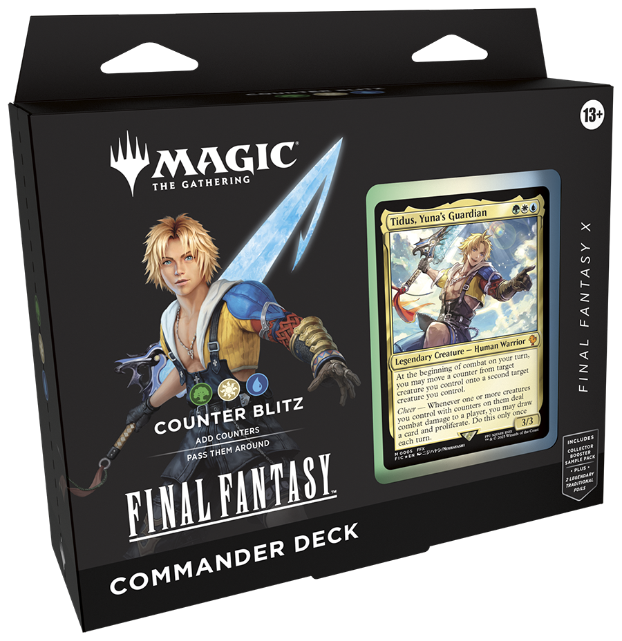Magic the Gathering Final Fantasy Commander Deck Counter Blitz