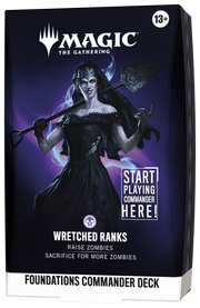Magic the Gathering: Foundations Commander Deck - Wretched Ranks