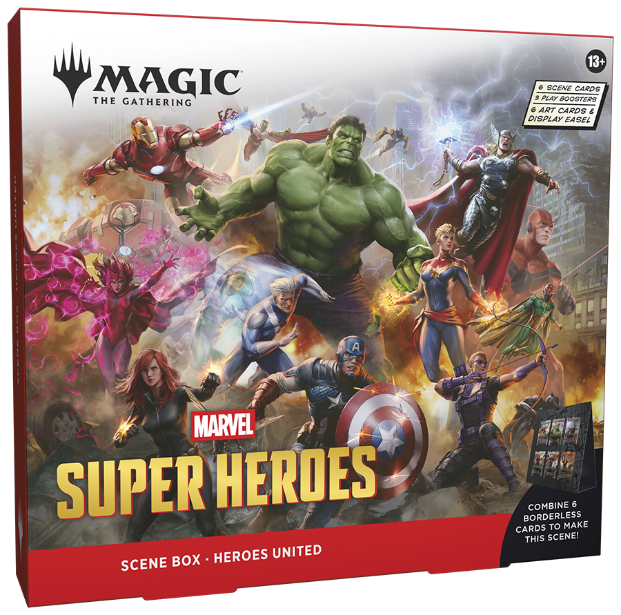 Magic the Gathering Marvel Super Heroes Scene Box - Heroes United *Pre-Order*
