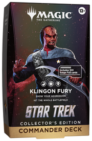 Magic: The Gathering® | Star Trek™ Collector's Edition Commander Deck - Klingon Fury PreOrder