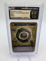 Graded Alpha Foil Philospher's Stone CGC Pristine 10