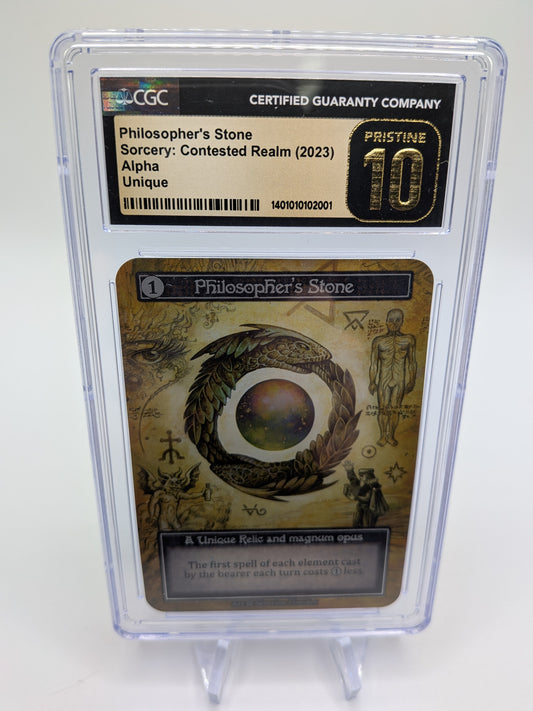 Graded Alpha Foil Philospher's Stone CGC Pristine 10