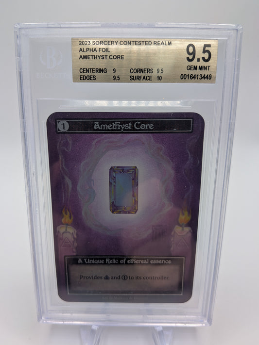 Graded Alpha Foil Amethyst Core 9.5