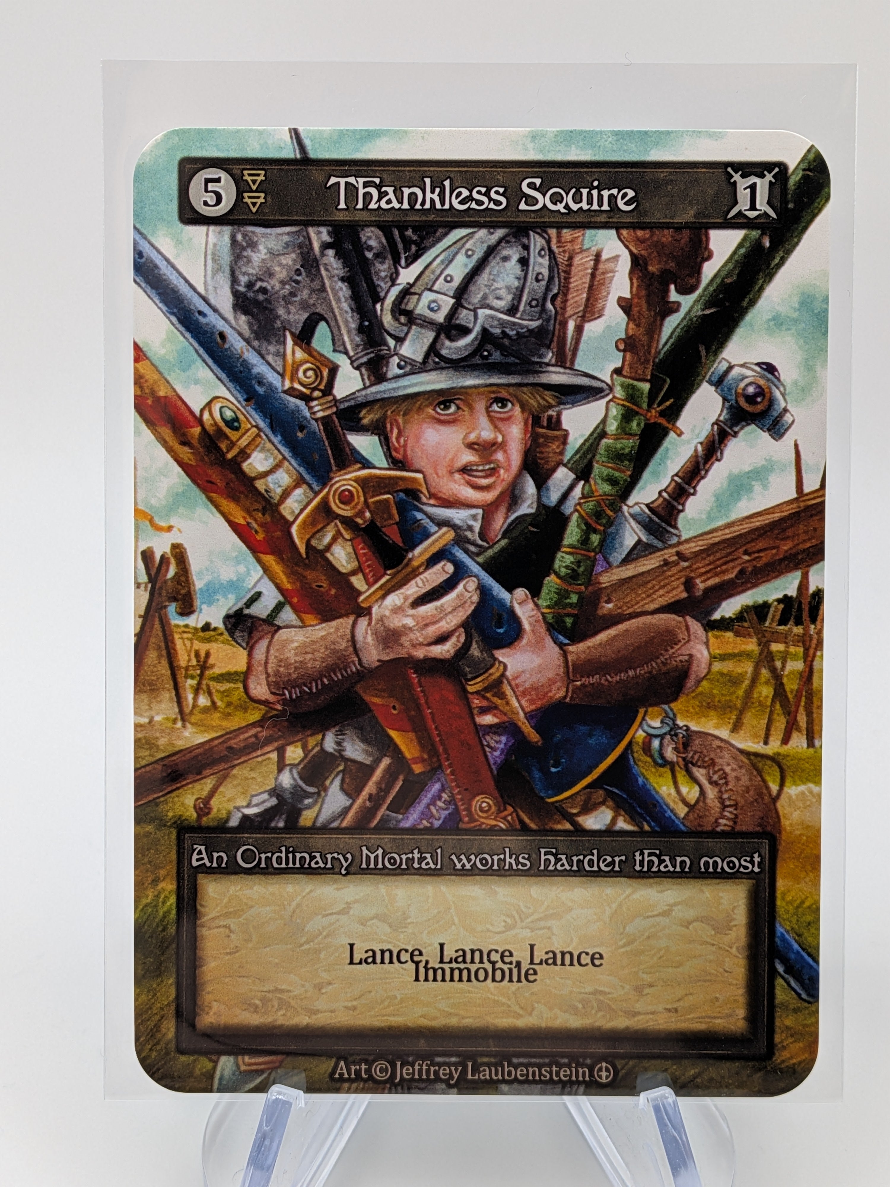 Thankless Squire (AL Curio)