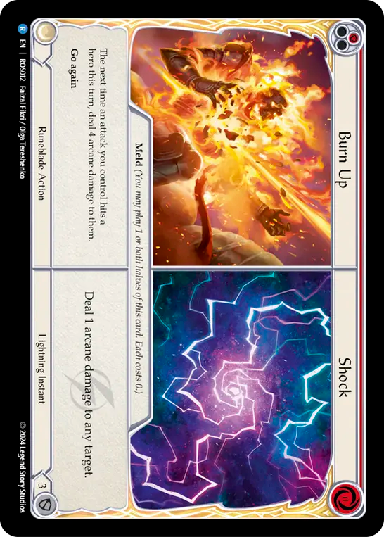Burn Up // Shock - Non-Foil