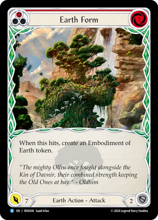 Earth Form (Red) - Non-Foil