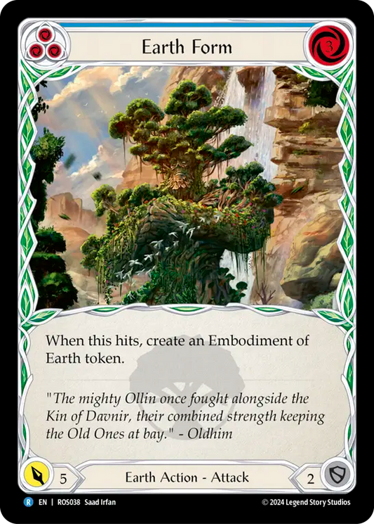 Earth Form (Blue) - Foil