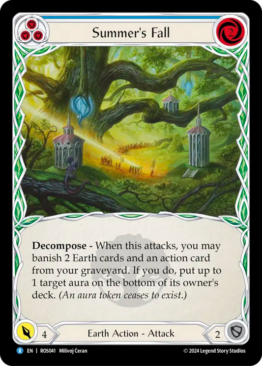 Summer's Fall (Blue) - Non-Foil