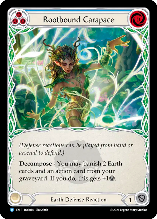 Rootbound Carapace (Blue) - Non-Foil