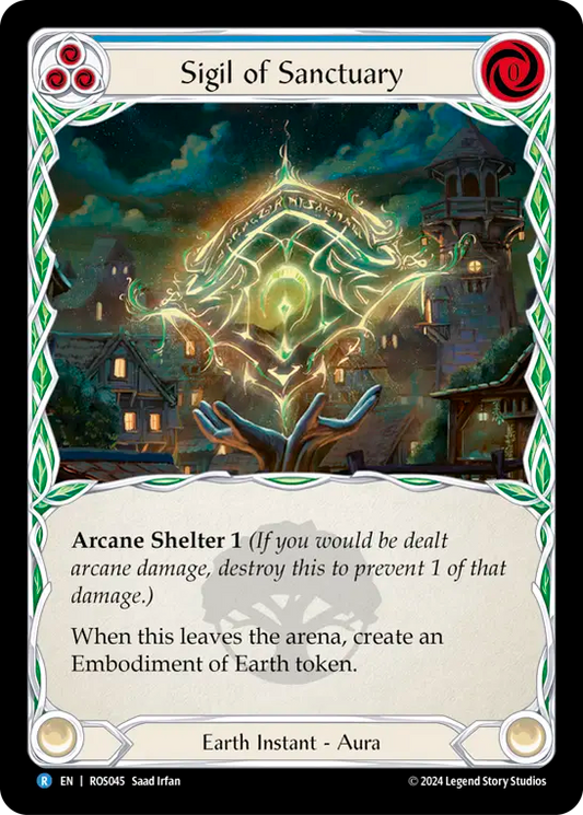 Sigil of Sanctuary (Blue) - Non-Foil