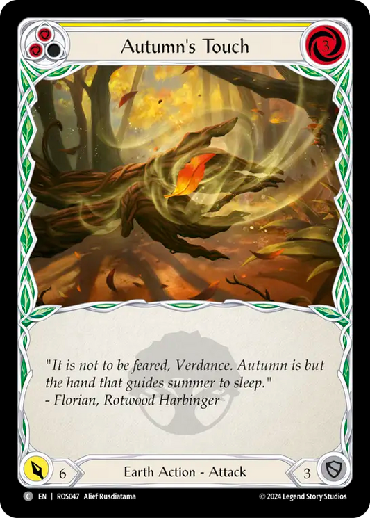 Autumn's Touch (Yellow) - Foil