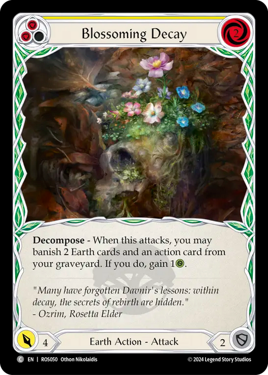 Blossoming Decay (Yellow) - Non-Foil