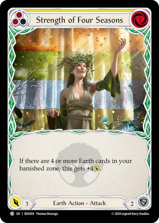Strength of Four Seasons (Yellow) - Foil