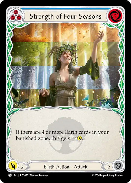 Strength of Four Seasons (Blue) - Non-Foil