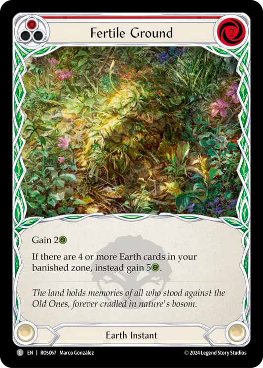 Fertile Ground (Red) - Foil