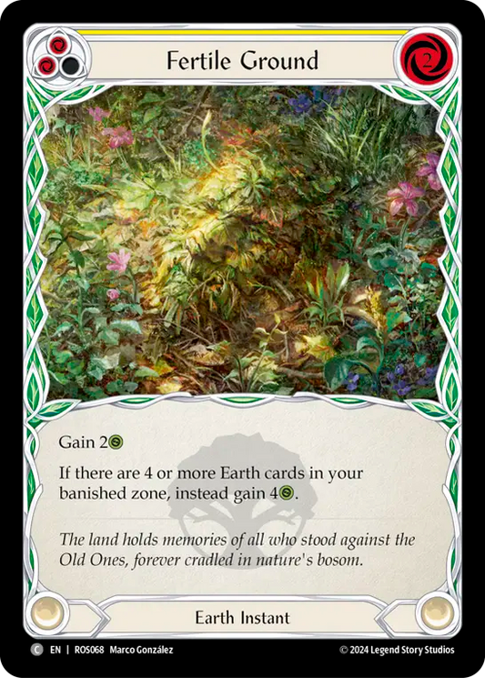 Fertile Ground (Yellow) - Foil