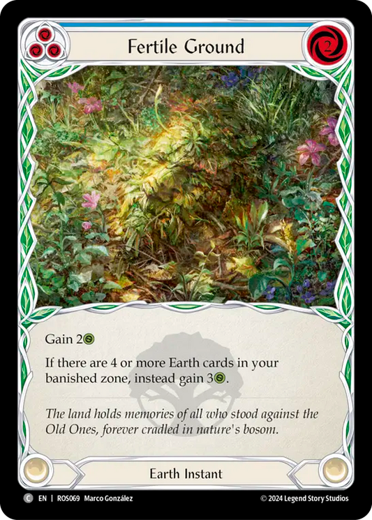 Fertile Ground (Blue) - Foil