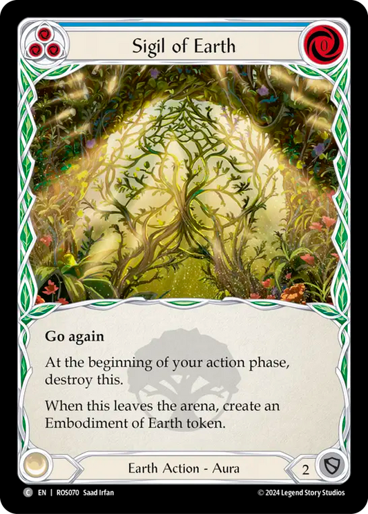Sigil of Earth (Blue) - Foil