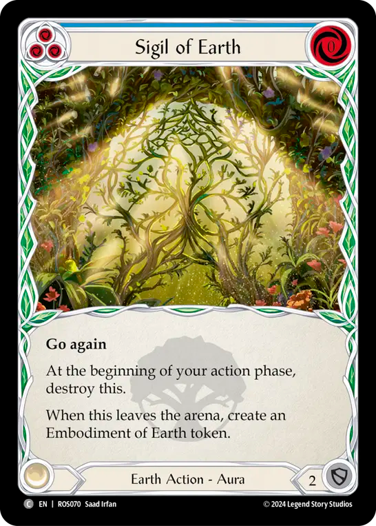 Sigil of Earth (Blue) - Foil