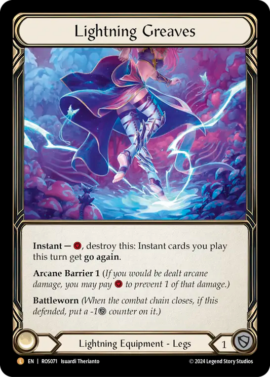 Lightning Greaves - Cold-Foil