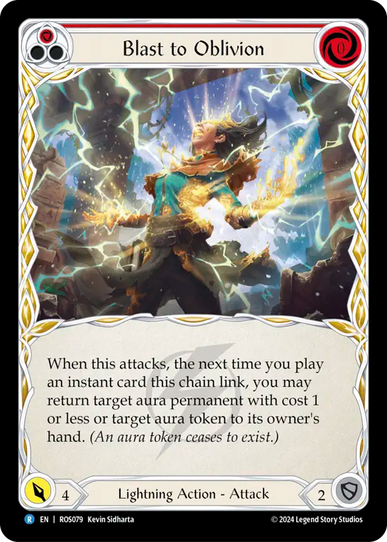 Blast to Oblivion (Red) - Foil