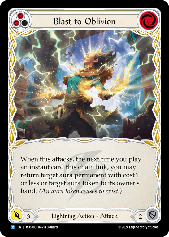 Blast to Oblivion (Yellow) - Non-Foil