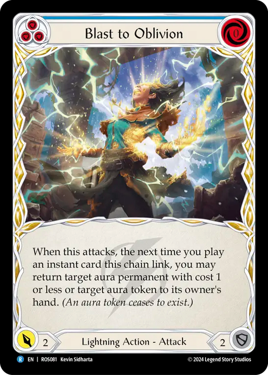 Blast to Oblivion (Blue) - Foil