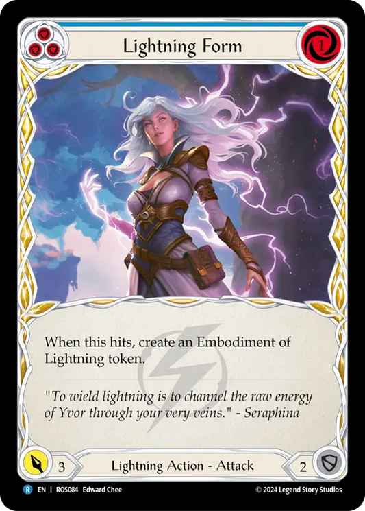 Lightning Form (Blue) - Non-Foil