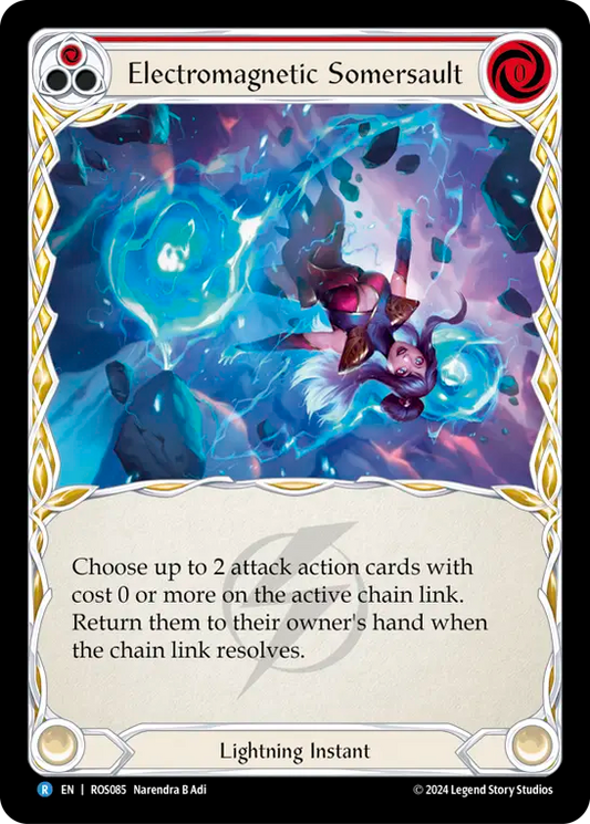 Electromagnetic Somersault (Red) - Foil