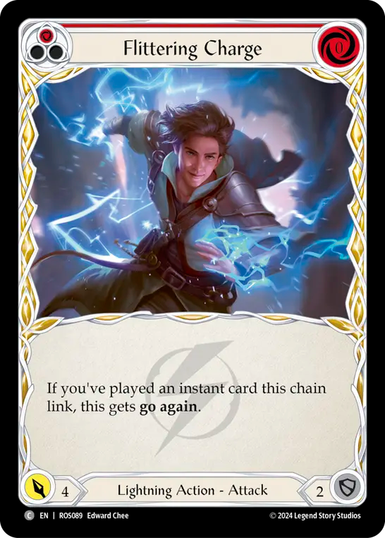 Flittering Charge (Red) - Non-Foil