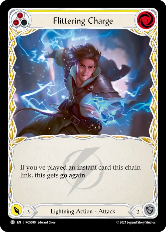 Flittering Charge (Yellow) - Non-Foil