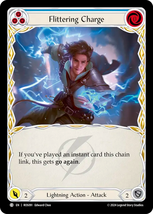 Flittering Charge (Blue) - Foil