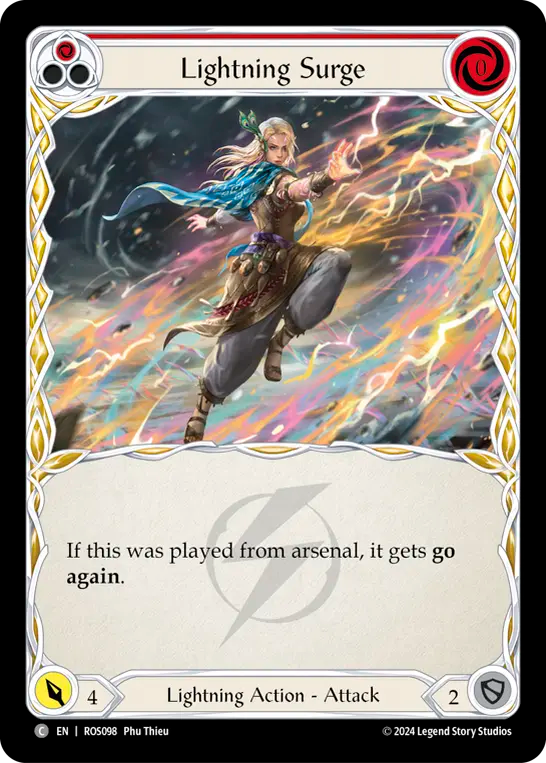 Lightning Surge (Red) - Non-Foil