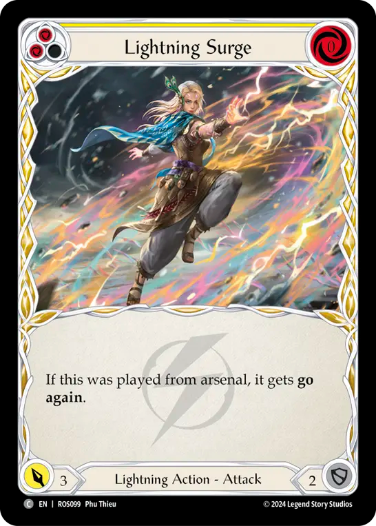 Lightning Surge (Yellow) - Non-Foil