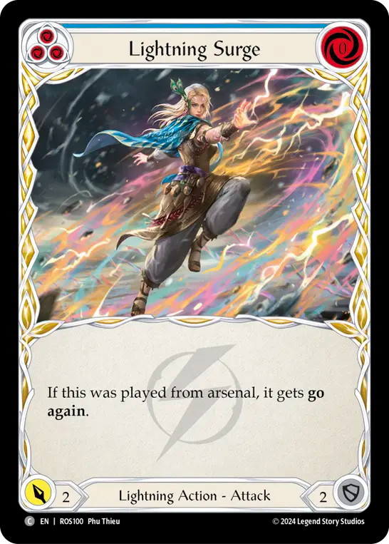 Lightning Surge (Blue) - Foil